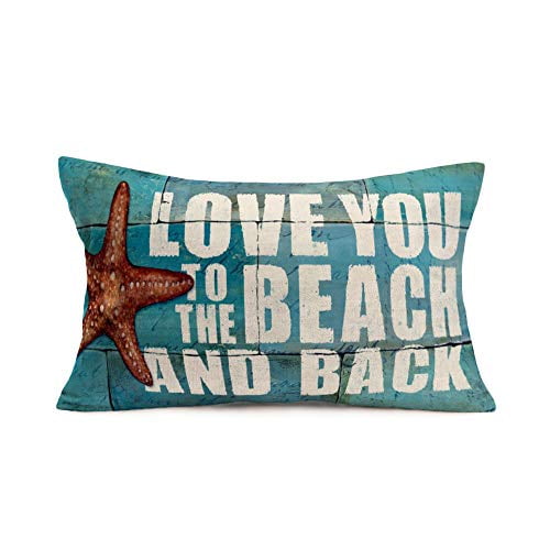 Beach Starfish Cotton Linen Pillow Case Cushion Cover Fashion Home Decor Beach Starfish Cotton Linen Pillow Case Cushion Cover Fashion Home Decor